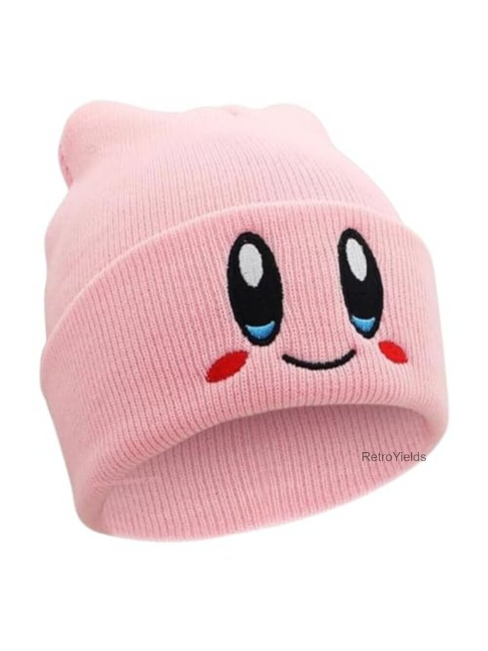 Anime Embroidered Unisex Knit Beanie Winter Cuff Hat